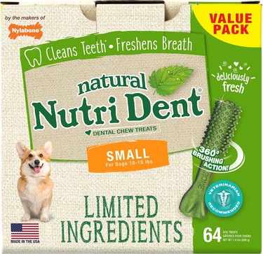 Nylabone Fresh Breath Dental Dog Chew Treats