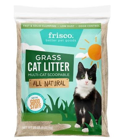 cat frisco litter grass natural