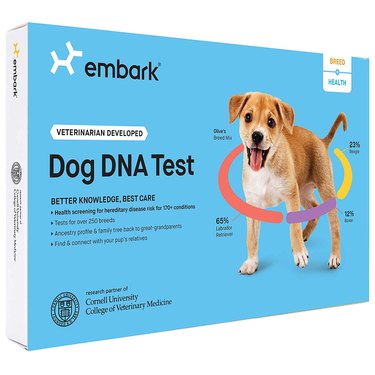 Box art from Embark Dog DNA Test
