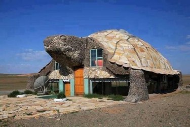 hotel shaped like turtle
