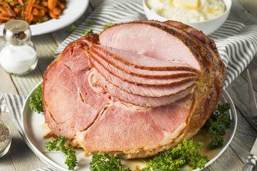 Homemade Glazed Easter Spiral Cut Ham