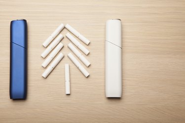 electronic smoke device table background