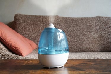 Close-Up Of Humidifier At Home