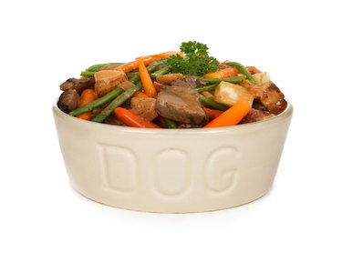 Homemade Dog Food Beef Stew