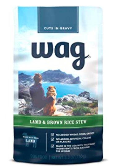 Wag Wet Dog Food Topper (Lamb & Brown Rice Stew)