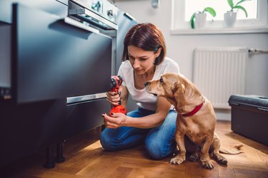 how do you dog proof cabinets