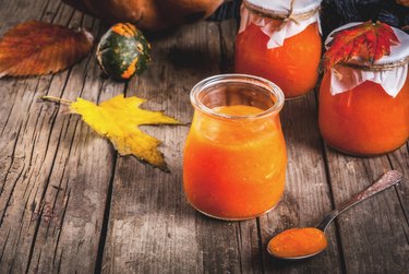 Sweet spicy pumpkin jam