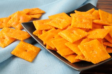 Cheddar cheese crackers