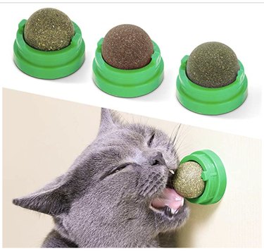 spinning catnip balls