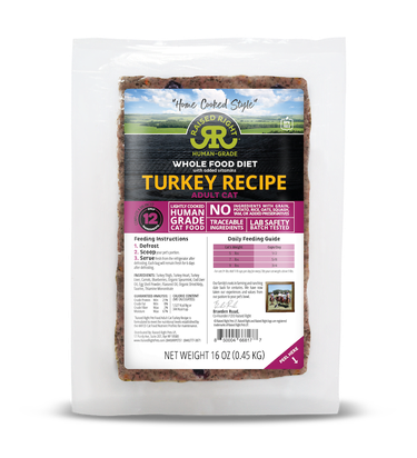 Single package of Raised Right Turkey Recipe