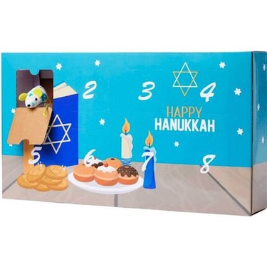 Frisco Holiday 8 Days of Hanukkah Cardboard Advent Calendar With Toys for Cats