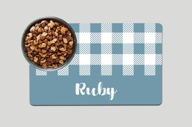 custom pet feeding mat