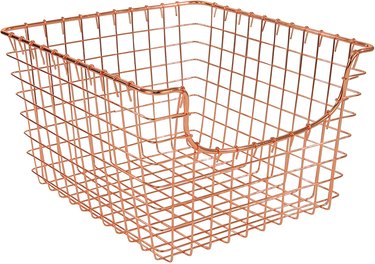 copper wire storage basket