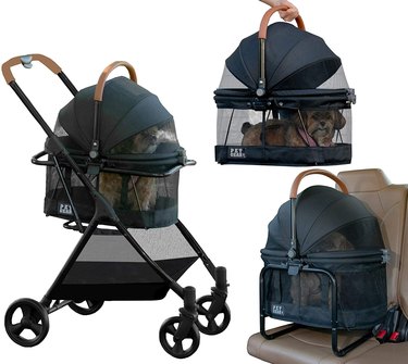dog carrier stroller and booster seat