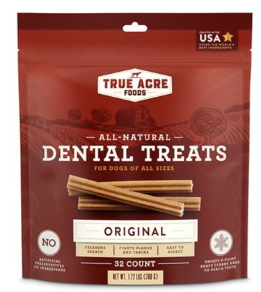 true acre foods natural dog dental chews