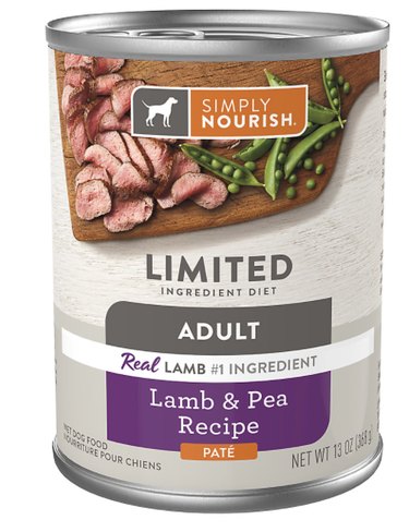Simply Nourish Limited Ingredient Diet Pate Wet Dog Food