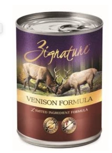 Zignature Limited Ingredient Formula Grain-Free Canned Dog Food, Venison Flavor