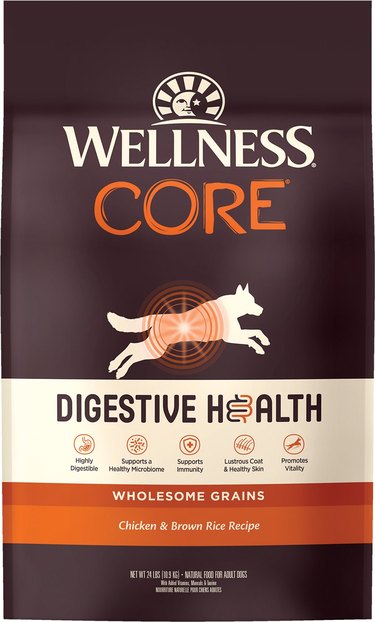 Wellness CORE Digestive Health Puppy Chicken & Brown Rice Dry Dog Food, 24-lb. bag