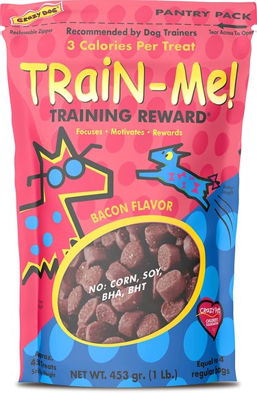 low calorie bacon flavored dog training treats