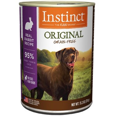 Instinct Original Grain-Free Real Rabbit Recipe Natural Wet Canned Dog Food