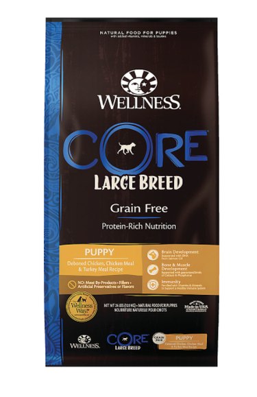 Bag of Wellness CORE Large Breed Puppy Food, Chicken and Turkey Flavor