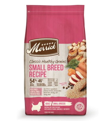 Bag of Merrick Classic Healthy Grains Dry Dog Food with Real Meat, Small Breed Recipe