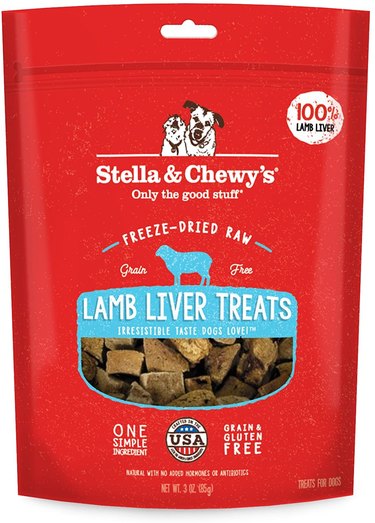 Lamb liver dog treats