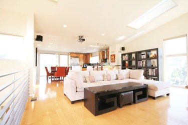 Luxury apartment rental living room in Venice Beach