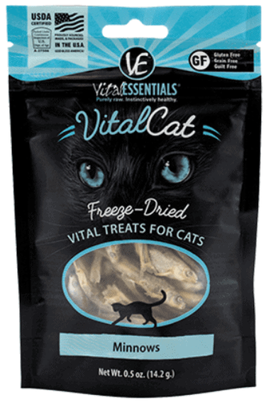 Minnows Vital Essentials Vital Cat Freeze-Dried Cat Treats