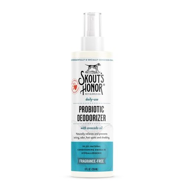Skout's Honor Probiotic Unscented Daily-Use Dog Deodorizer, 8-oz. Bottle