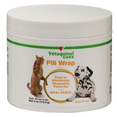 Vetoquinol Pill Wrap for Dogs & Cats, 4-oz. Jar