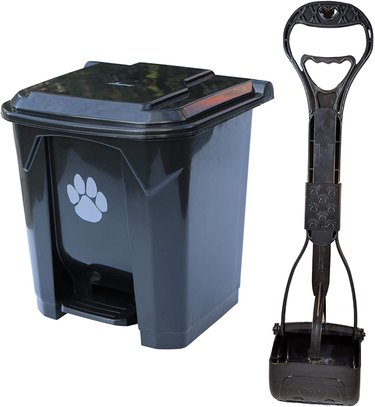 ZubyDog Dog Poop Trash Can with Lid