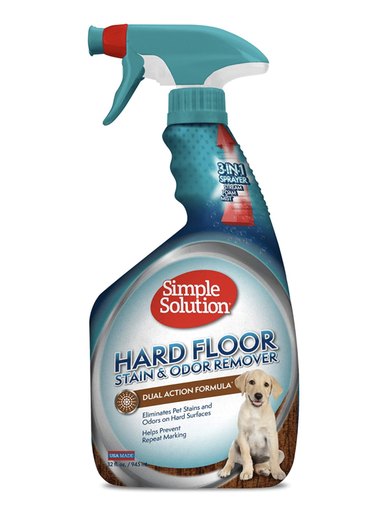 Bottle of Simple Solution Hard Floor Pet Stain and Odor Remover