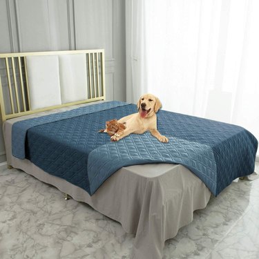 Ameritex Waterproof Dog Bed Cover Pet Blanket in Blue