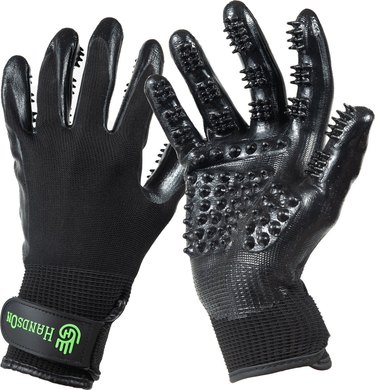 HandsOn All-In-One Pet Grooming Gloves