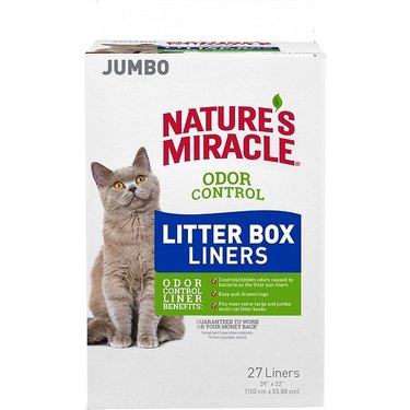 Nature's Miracle Odor Control Cat Litter Box Liners, 27-Count
