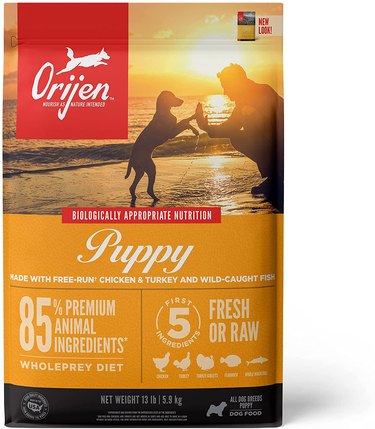 Bag of Orijen Puppy Food