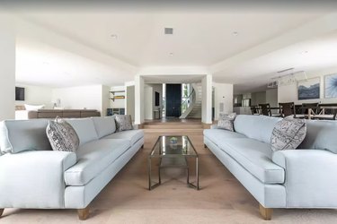 Luxury vacation home in Anaheim; living room view