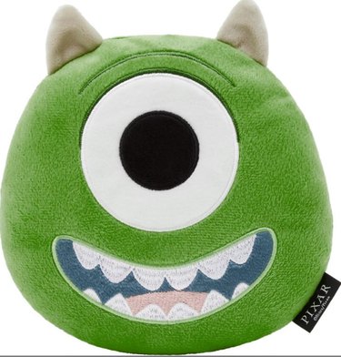 Pixar Mike Wazowski Round Plush Squeaky Dog Toy By Pixar