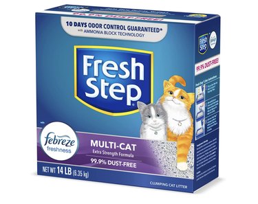 Fresh Step Multi-Cat Extra Strength Scented Litter with the Power of Febreze, 14-lb. Box