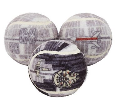 Star Wars Death Star Fetch Squeaky Tennis Ball Dog Toy