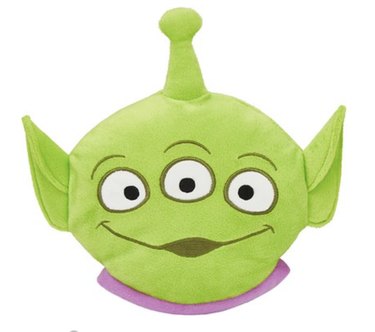 Pixar Aliens Round Plush Squeaky Dog Toy