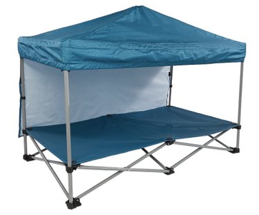 Arcadia Trail™ Elevated Canopy Cot with Water-Resistant Roll-Down Sunshade