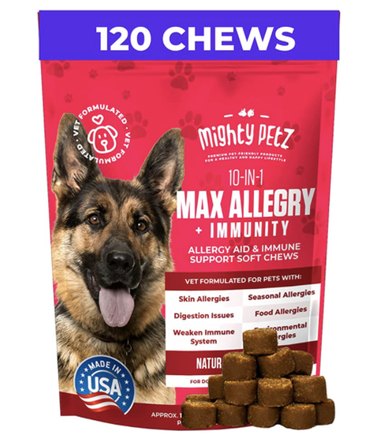 Mighty Petz MAX Dog Allergy Relief, 120-Count