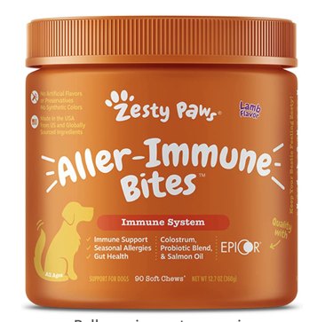 Zesty Paws Allergy Supplements, 90-Count