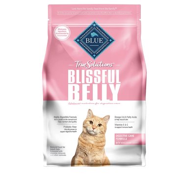 Blue Buffalo True Solutions Blissful Belly Natural Digestive Care Adult Dry Cat Food, 3.5-lb. Bag