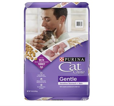 Purina Cat Chow Gentle Dry Cat Food, Sensitive Stomach + Skin, 13-lb. Bag