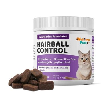 Wellnergy Pets Natural Hairball Control Chews for Cats