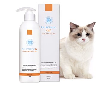 Breezytail PetO'Cera Cat Shampoo, 10.1-oz. Pump Bottle