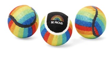 YOULY Pride Tennis Ball Dog Toy